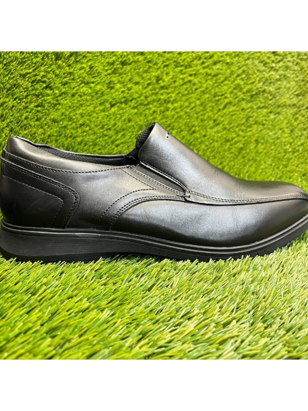 Nunn Bush Kore Pro Mens Size 10.5 Black Casual Classic Bicycle Toe Dress Shoes